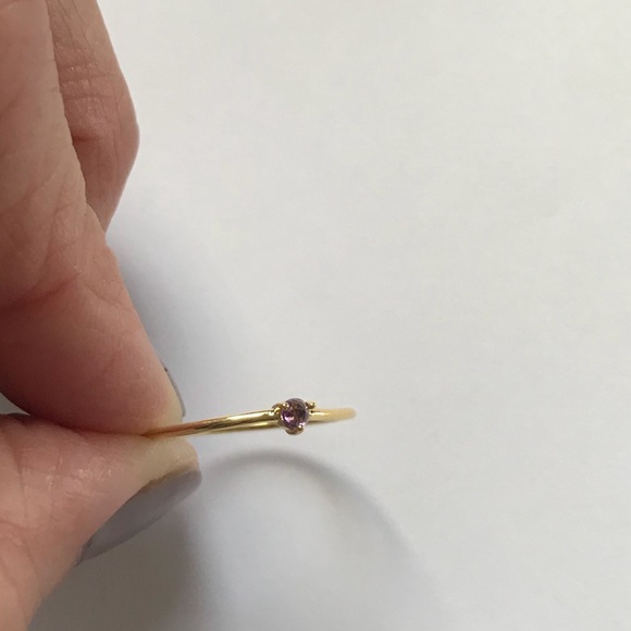 Last!🌟HP 4/11🌟Dainty Amethyst Crystal Point Ring - Picture 7 of 7